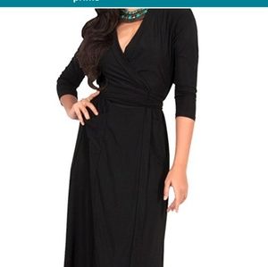 Nwt Black wrap dress